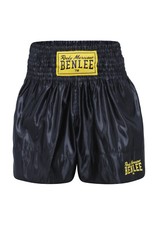 Benlee Herren Thaibox-Hose UNI THAI Schwarz XS-2XL Muay Thai Shorts Thaiboxen