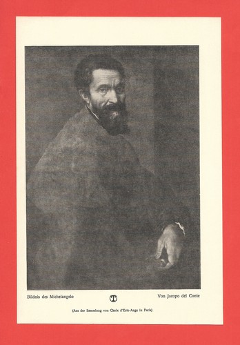 Bildnis des michelangelo - des, *