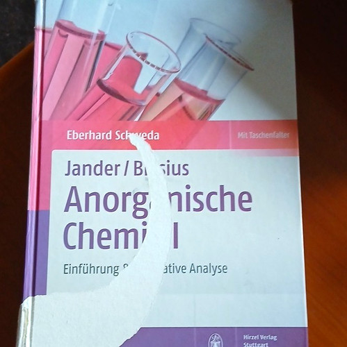 Jander blasius anorganische - jander/blasius,
