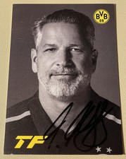Borussia Dortmund BVB Autogrammkarte Thomas Feldhoff Handsigniert