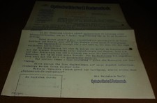 reklame blatt schreiben alt