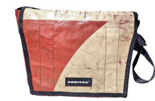 FREITAG DRAGNET Schultertasche Messenger Bag Freitag Beige Rot