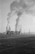 Foto Dampflok BR 57.10-35, zwei Loks in der Sowjetunion ~1942, Repro 15x10cm