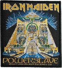 Iron Maiden - Powerslave gewebter Aufnäher - woven Patch Neu & Official!