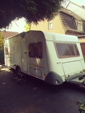 Wohnwagen KNAUS Cheers 500 TF, Mover / Vorzelt /Fahrradträger