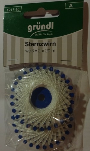 Sternzwirn weiß gründl - sternzwirn,
