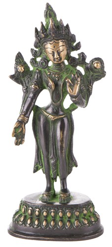 Grüne tara messing antik - tara, 16
