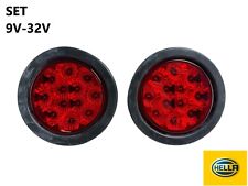 2x HELLA LED Heckleuchte Bremslicht Schlusslicht 12V 24V Ø 139mm ECE