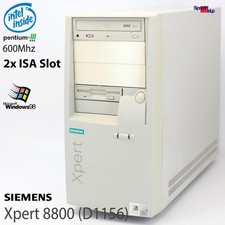 2x ISA SLOT COMPUTER SIEMENS XPERT 8800 20/128 D D1156 PC PARALLEL PENTIUM 3