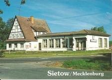AK Sietow Röbel/Müritz - Raststätte Taun-Knorrpunkt, Coca-Cola-Automat -ca. 1990