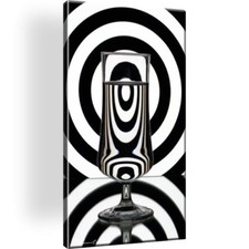 Bierglas Abstrakt Bild Bilder Leinwand Keilrahmen Wandbild Kunstdruck