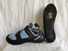 Scarpa Veloce Kletterschuhe EU 40 hellblau-schwarz 70023 Bouldern