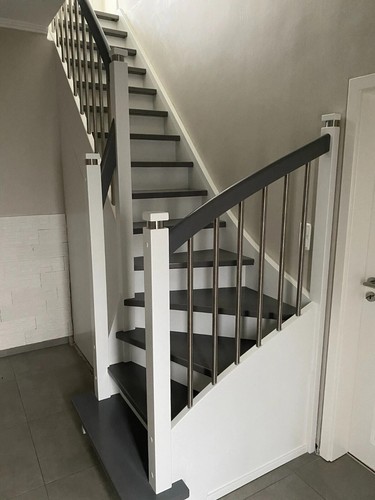 Massivholz buchetreppe mit - massivholz,