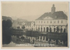 Bad Karlshafen 1931 - Spiegelung Rathaus Weser Kassel Hessen - Altes Foto 1930er
