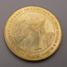Medaille Frankreich, Monnaie de Paris 2000, Münze Medaille Mont Blanc Nationale