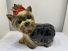 Porzellan Figur Hund Yorkshire