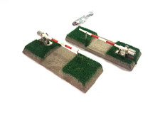 👍  SIBA Bahnübergang B 13  Spur TT Rarität Dauerstrom Schranke