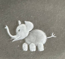 Lobmeyr seltene kleine Schale Glas Elefant Glass Dish Elephant .