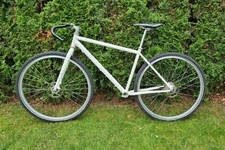 Raleigh 29er Stahlrahmen + Gabel MTB Gr.L Vorbau Sattelstütze Salsa Lip Lock