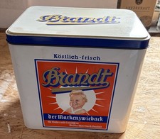 Alte dose blechdose - alte, brandt