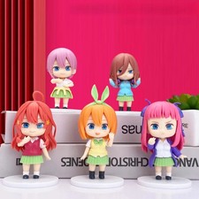 Anime Figur Set Quintuplets Nino Yotsuba Ichika Itsuki Miku Dekor