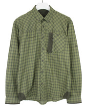 Pinewood Shirt Herren Groß Roll-Up Ärmel Zip Taschen Kariert Ellbogenflicken