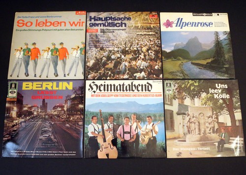 34x deutsche volksmusik - 34x, lp's