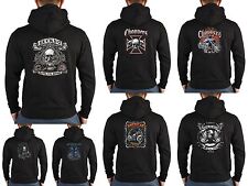 Biker Zip Kapuzensweater Zip Hoodie Bike / Motorrad / Chopper Custom Motiv Jacke