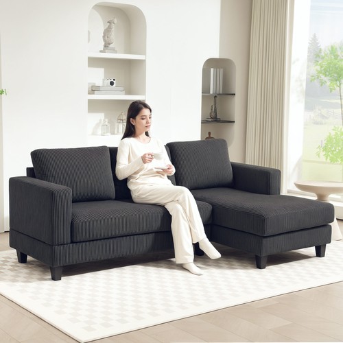 Homcom ecksofa couch mit - homcom,