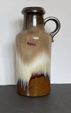 Scheurich Bodenvase Vase W. Germany 407-35 Fat Lava