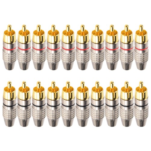 Stück cinch stecker - 20, cinch-stecker