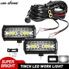 2x LED Arbeitsscheinwerfer mit