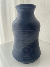 Steuler Keramik Vase 655/15cm Blau Vintage Mid-Century Design