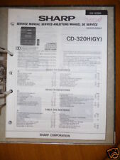 Service-Manual Sharp CD-320H HiFi-Anlage,ORIGINAL 