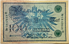 Deutsches Reich 100 Mark 1908