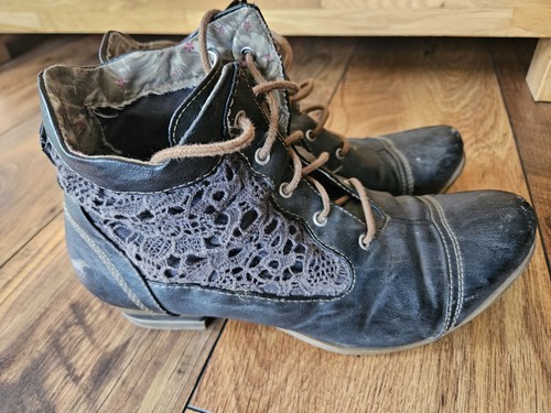 Schuhe stiefelette dunkelblau - stiefelette,