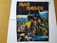 IRON MAIDEN  BACKPATCH Original 80er Vintage  Rückenaufnäher 36x30x25cm Metal 