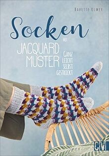 Socken mit jacquard muster - socken, jacquard-muster