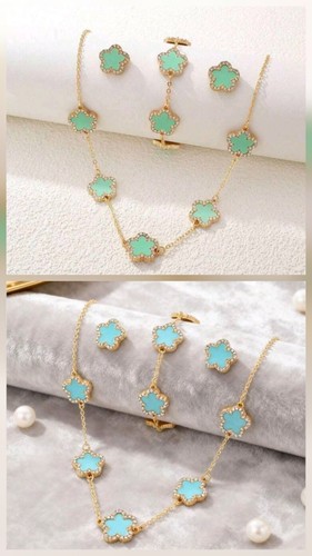 Elegantes luxus set - elegantes, kleeblatt