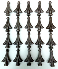 20 schweißbare Metallschienenköpfe Schmiedeeisen Tore Geländer Zaunaufsätze Endspeer