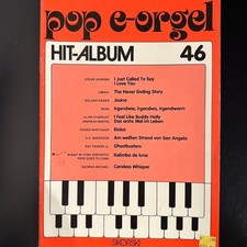 Noten - pop e-orgel -