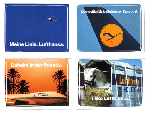 Alte lufthansa aufkleber - lufthansa,