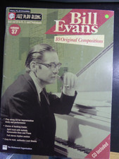 Hal Leonard Jazz Play-along Bill Evans Vol 37