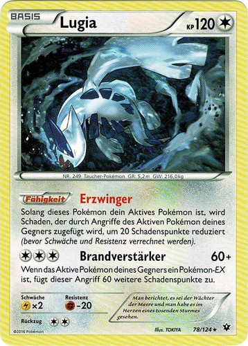 Pokemon lugia 124 fates - 78/124,