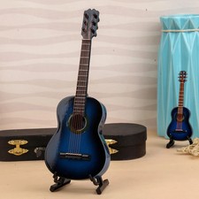 Mini Gitarre Holz Dekoration