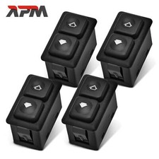 4x Fensterheberschalter 5-Poilg für BMW 3er E30 318-328 1982-1992 E36 316-328