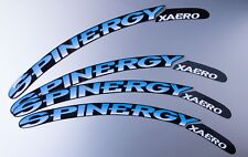 4x Ambrosio Spinergy X AERO Alu Carbon Radaufkleber Sticker selbstklebend glänzend 26-28"