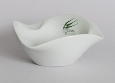 Heinrich Löffelhardt Schönwald Porzellan Aschenschale Ascher 398 mit Fabrikdekor