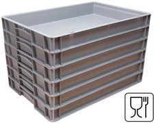 6x Pizzateigbehälter