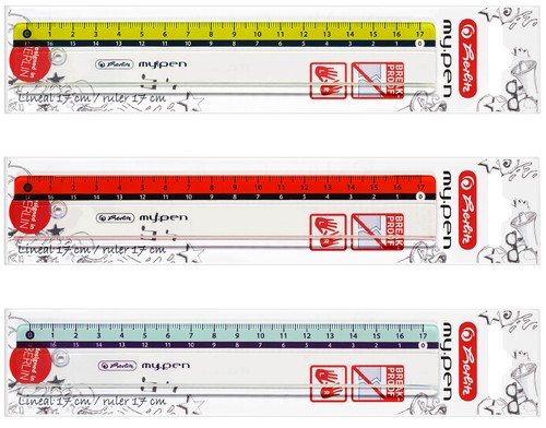 Herlitz flachlineal pen - flachlineal, 170